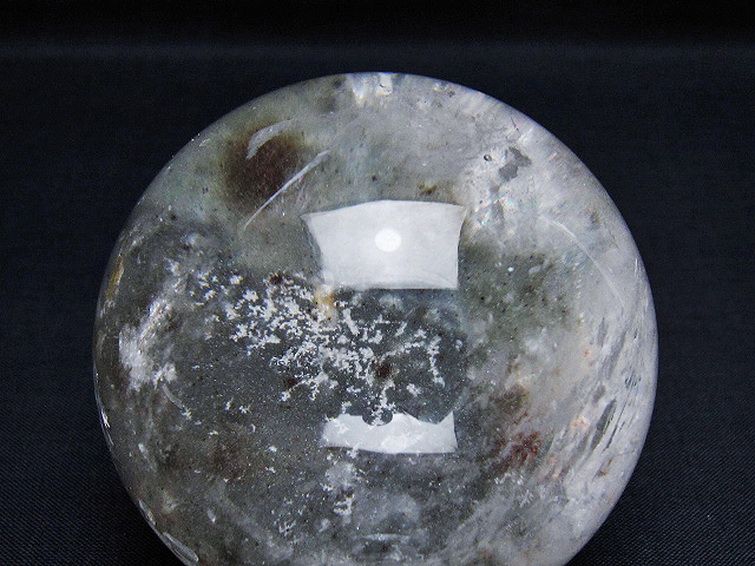 ガーデン水晶丸玉 71mm [t100-4687] 2枚目