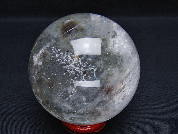 ガーデン水晶丸玉 71mm [t100-4687] 3枚目