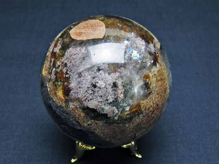 ガーデン水晶丸玉 59mm [T100-4784] 3枚目