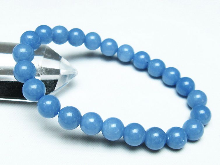 エンジェライト 天使の石 ブレスレット 8mm [T104-3294] 1枚目
