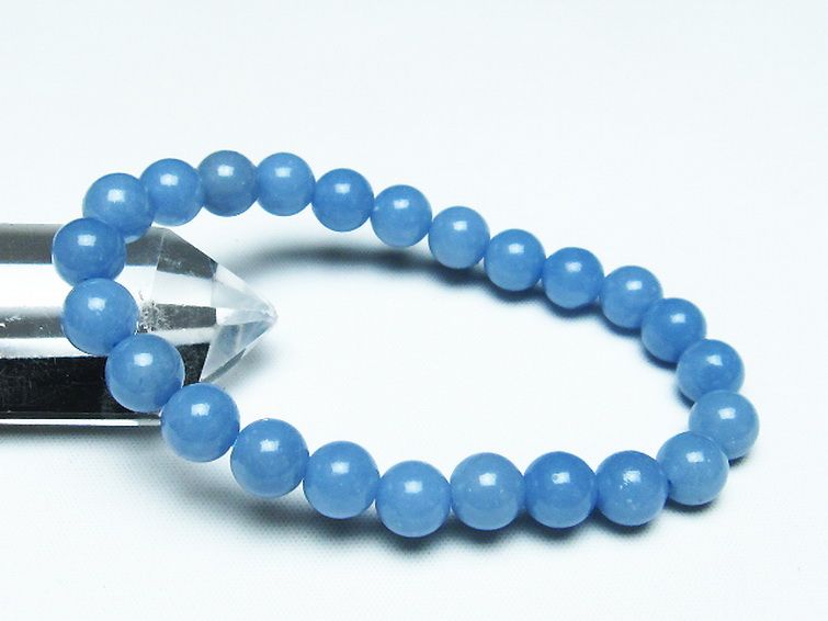 エンジェライト 天使の石 ブレスレット 8mm [T104-3312] 1枚目