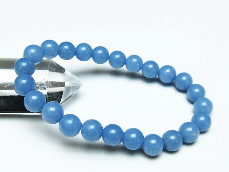 エンジェライト 天使の石 ブレスレット 8mm [T104-3314] 1枚目