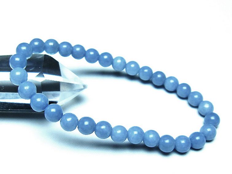 エンジェライト 天使の石 ブレスレット 6mm [t104-3965] 1枚目