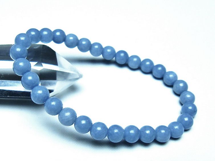 エンジェライト 天使の石 ブレスレット 6mm [t104-4007] 1枚目