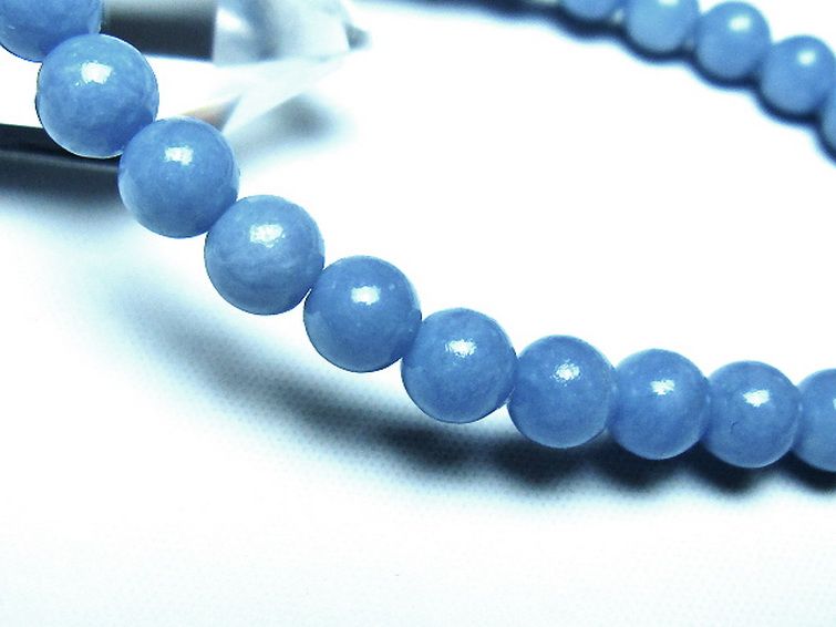エンジェライト 天使の石 ブレスレット 6mm [t104-4007] 3枚目