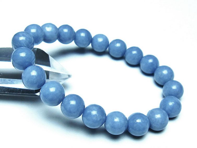 エンジェライト 天使の石 ブレスレット 10mm [t104-4083] 1枚目