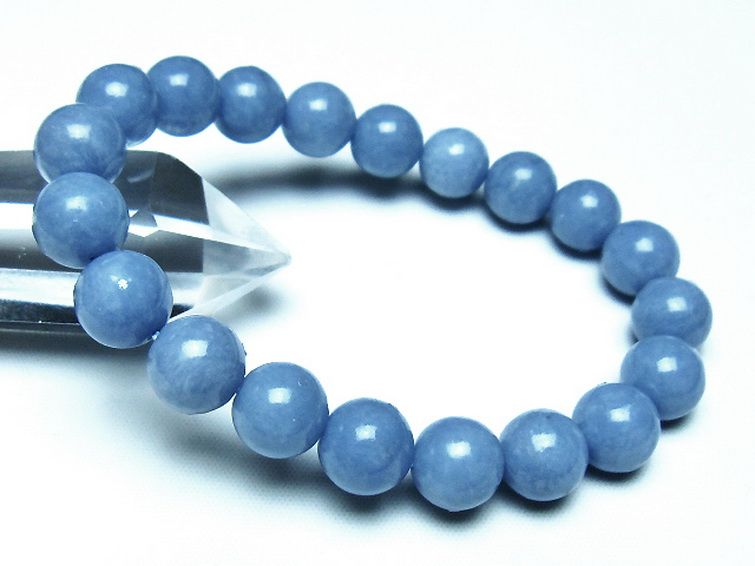 エンジェライト 天使の石 ブレスレット 10mm [t104-4118] 1枚目