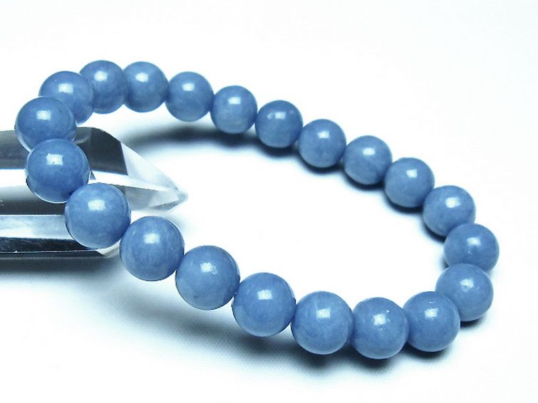 エンジェライト 天使の石 ブレスレット 10mm [t104-4135] 1枚目