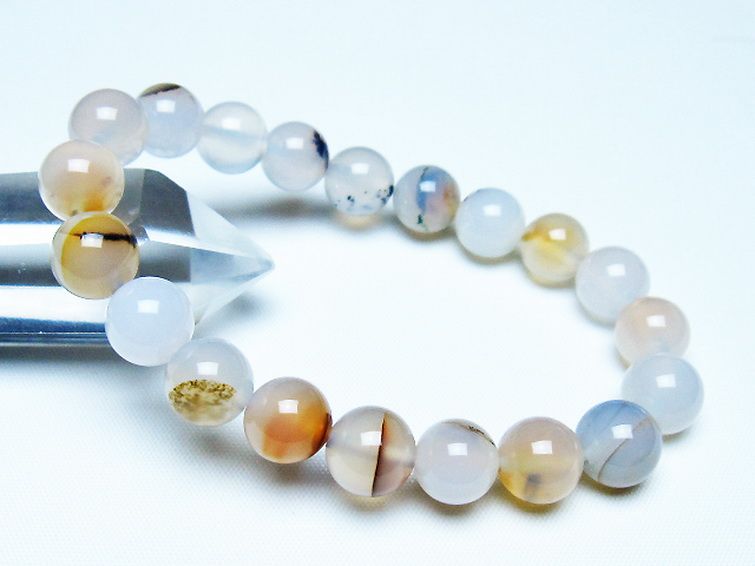 デンドリック アゲート ブレスレット 10mm [T108-6289] 1枚目