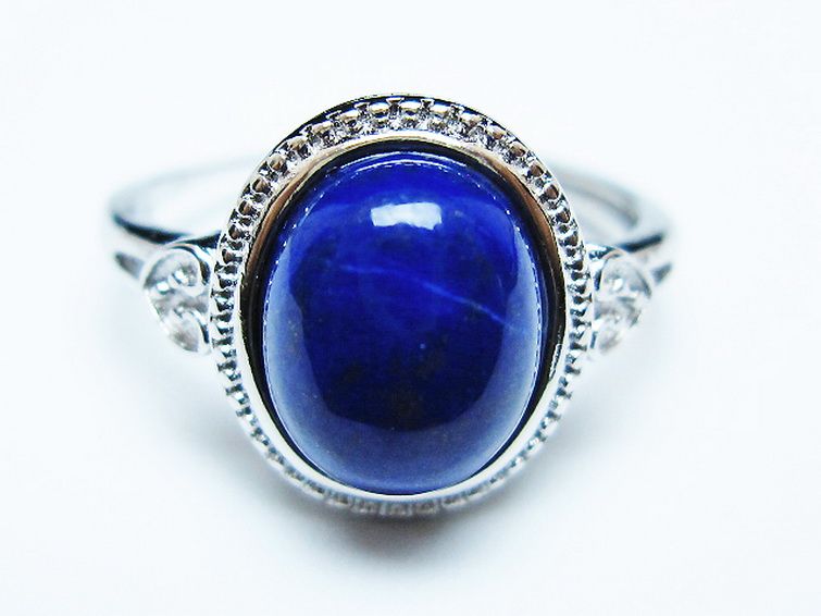 ラピスラズリ指輪(17号) [t109-3286] 1枚目