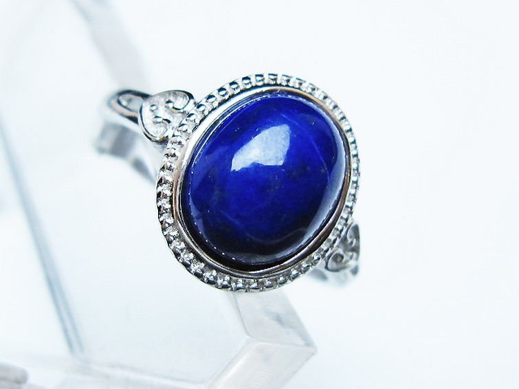 ラピスラズリ指輪(17号) [t109-3286] 2枚目