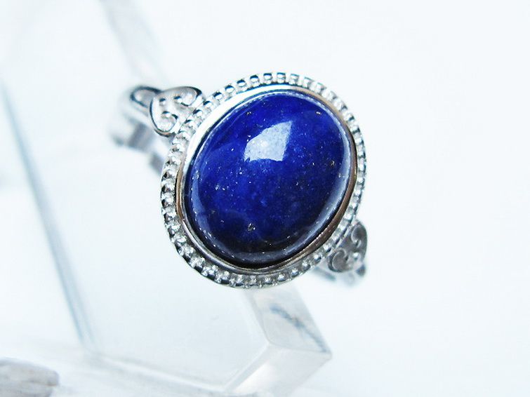 ラピスラズリ指輪(16号) [t109-3307] 2枚目