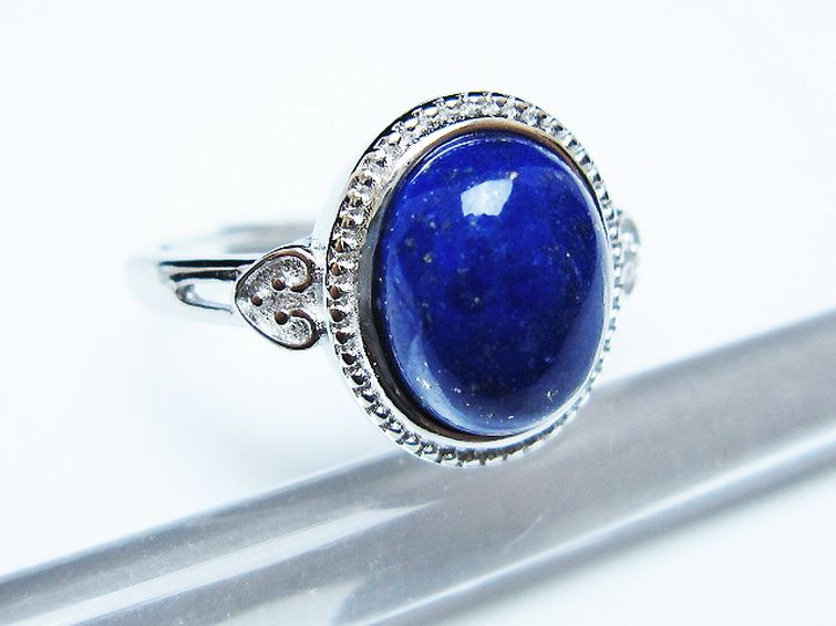 ラピスラズリ指輪(16号) [t109-3307] 3枚目