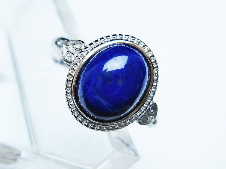 ラピスラズリ指輪(15号) [t109-3315] 2枚目