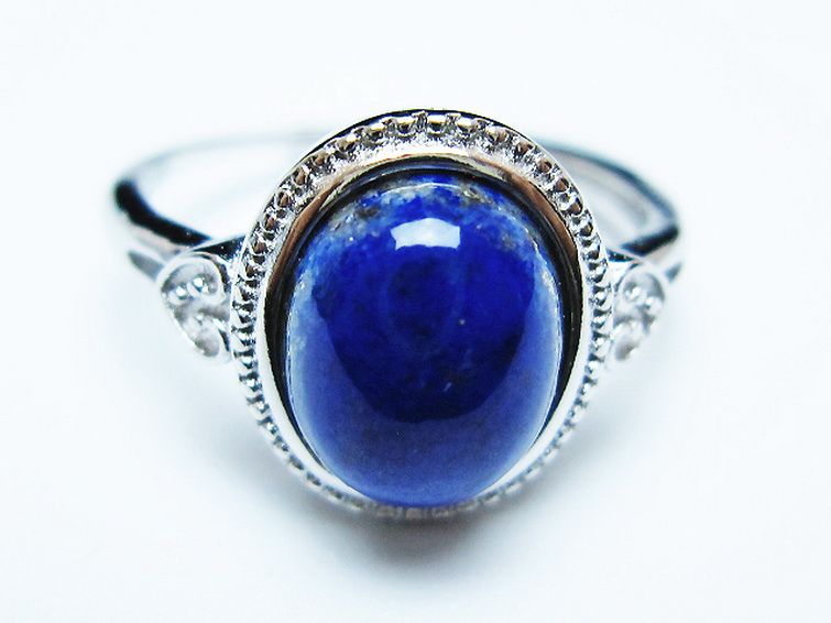 ラピスラズリ指輪(17号) [t109-3320] 1枚目