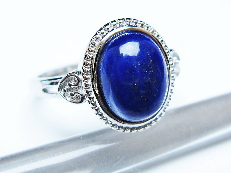 ラピスラズリ指輪(17号) [t109-3326] 3枚目