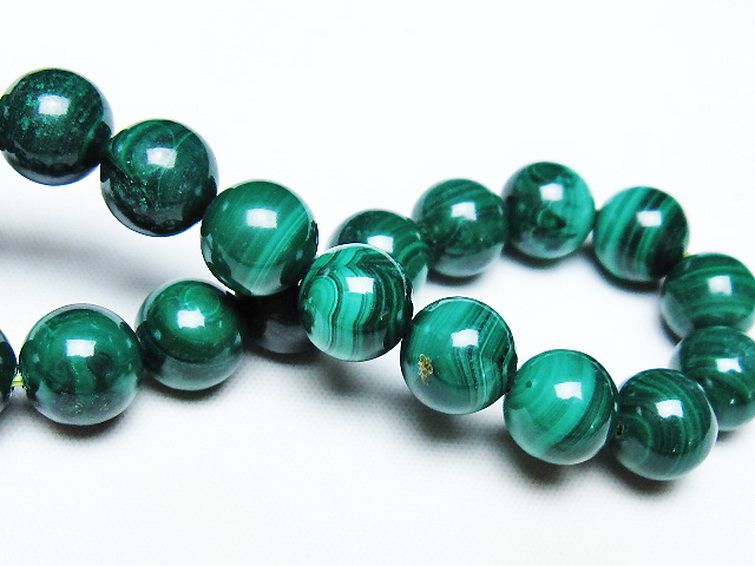 マラカイトブレスレット 10mm [T115-4414] 2枚目