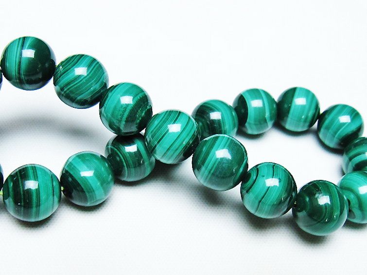 マラカイトブレスレット 10mm [T115-4450] 2枚目