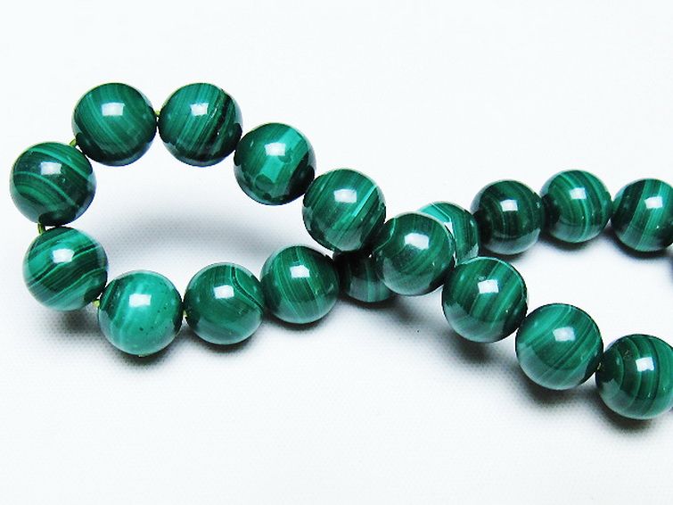 マラカイトブレスレット 10mm [T115-4517] 2枚目