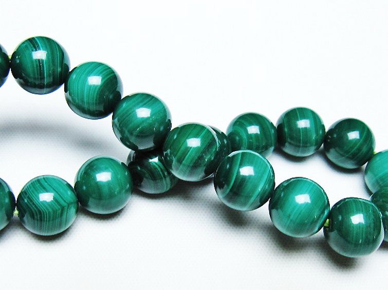 マラカイトブレスレット 10mm [T115-4524] 2枚目