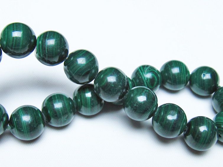 マラカイトブレスレット 10mm [t115-4701] 2枚目