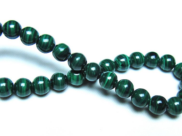 マラカイトブレスレット 6mm [t115-4735] 2枚目