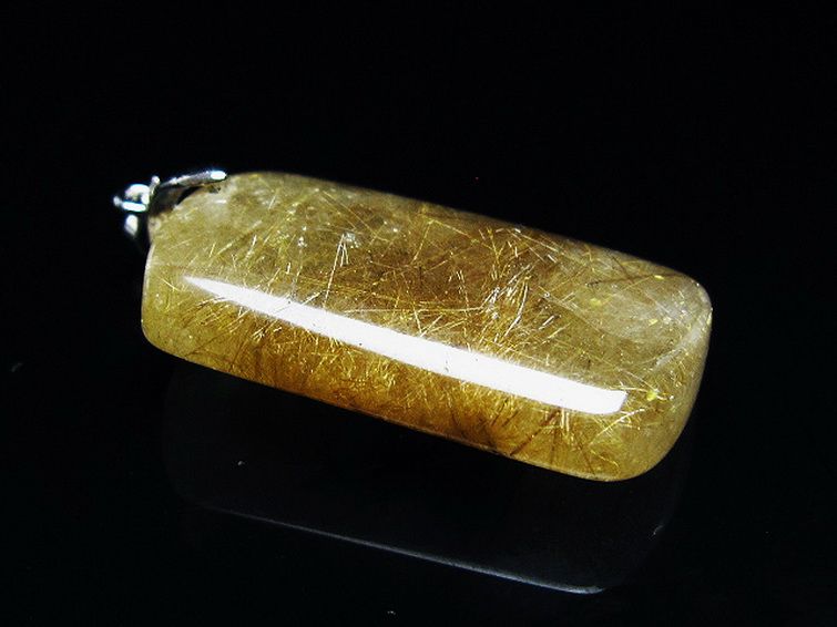 プラチナ入水晶ペンダント[T12-1916] 3枚目