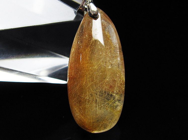 プラチナ入水晶ペンダント[T12-1972] 2枚目