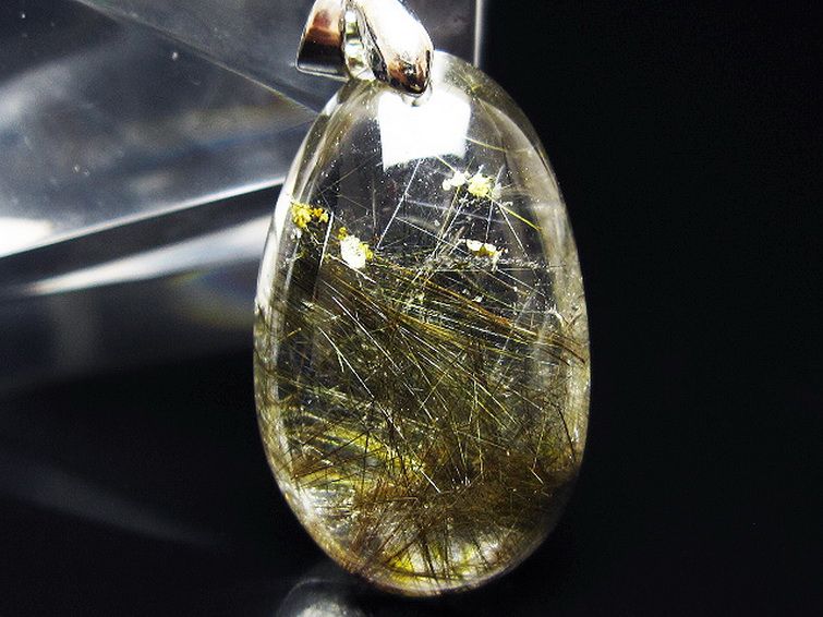 プラチナ入水晶ペンダント[T12-2026] 2枚目