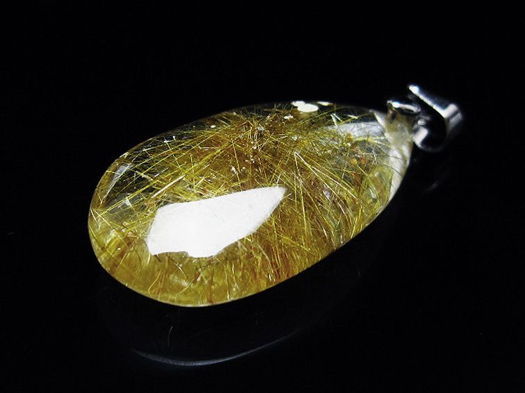 プラチナ入水晶ペンダント[T12-2034] 3枚目