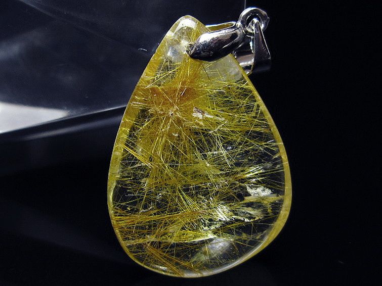 プラチナ入水晶ペンダント[T12-2071] 2枚目