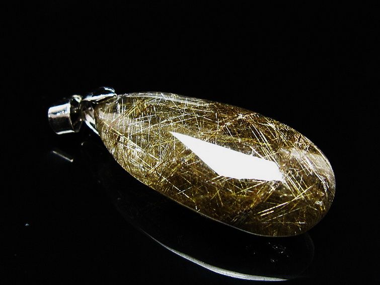 プラチナ入水晶ペンダント[T12-2080] 3枚目