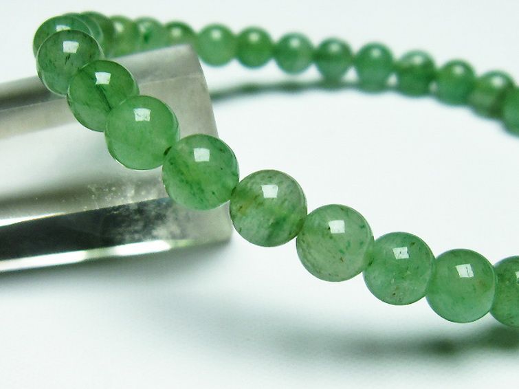 インド翡翠ブレスレット 6mm [T127-10637] 3枚目