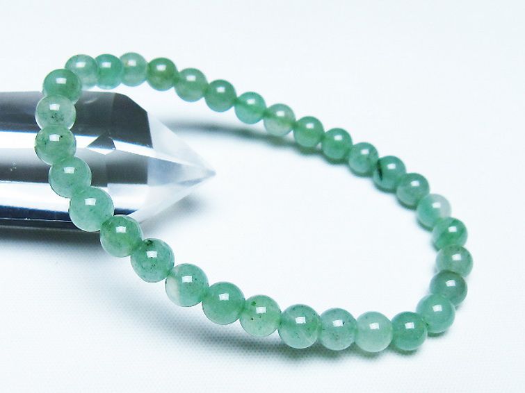 インド翡翠ブレスレット 6mm [T127-11392] 1枚目