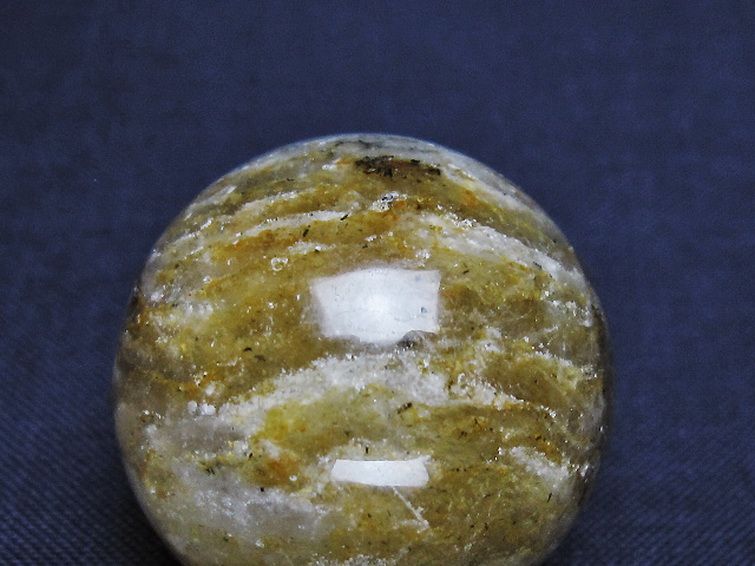 赤ガーデンファントム水晶丸玉 28mm [T129-3053] 2枚目