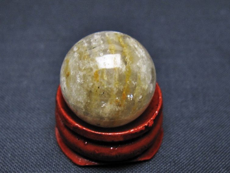 ガーデン水晶ファントム丸玉 20mm [t129-3314] 3枚目