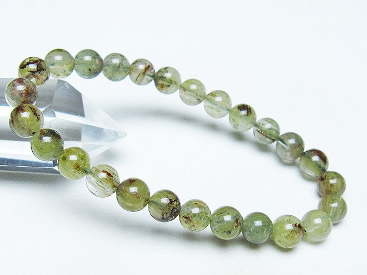 グリーンファントムブレスレット 7mm [T13-10116] 1枚目