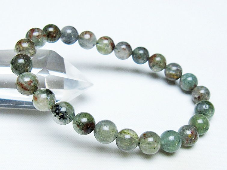 グリーンファントムブレスレット 8mm [T13-10161] 1枚目