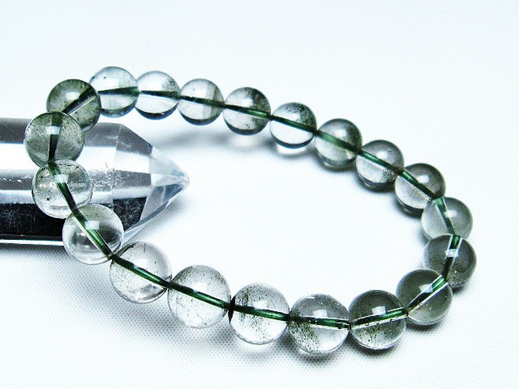 グリーンファントムブレスレット 10mm [T13-9715] 1枚目