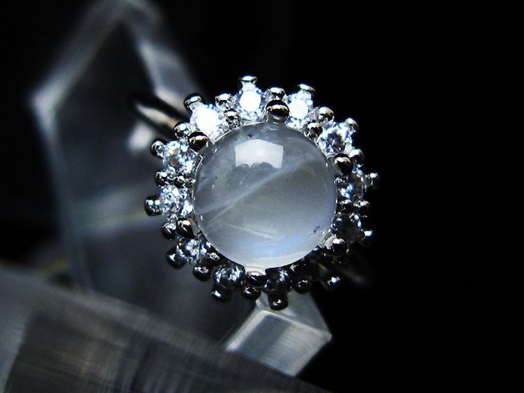 ムーンストーン指輪(16号)[T135-7386] 1枚目