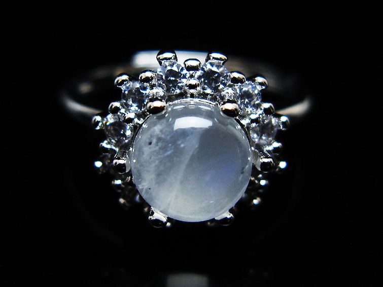 ムーンストーン指輪(16号)[T135-7386] 3枚目