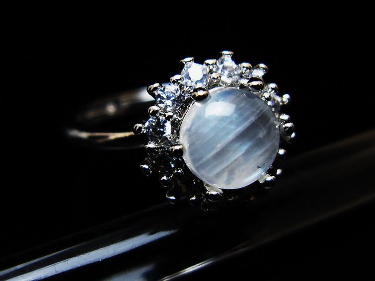 ムーンストーン指輪(15号)[T135-7409] 1枚目