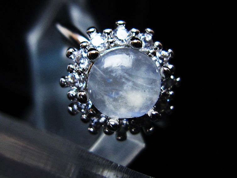 ムーンストーン指輪(16号)[T135-7480] 1枚目