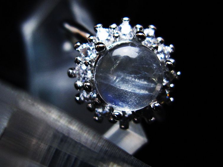 ムーンストーン指輪(16号)[T135-7493] 1枚目