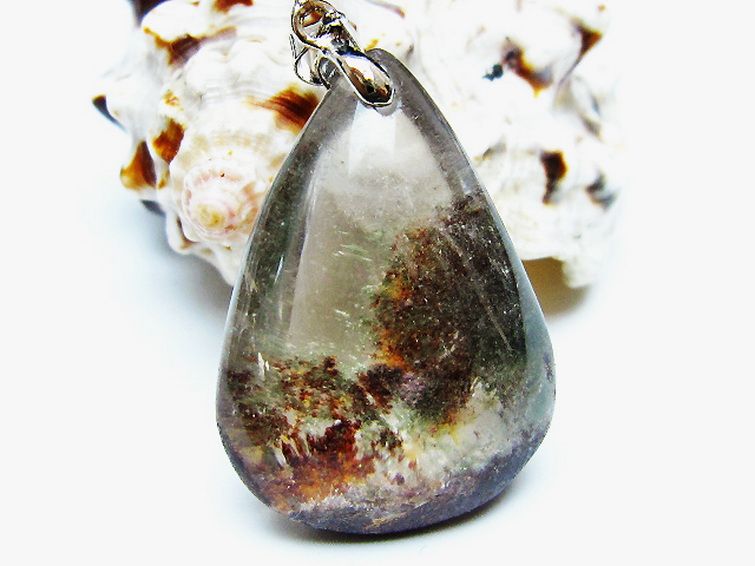 ガーデン水晶ペンダント[T136-4402] 2枚目