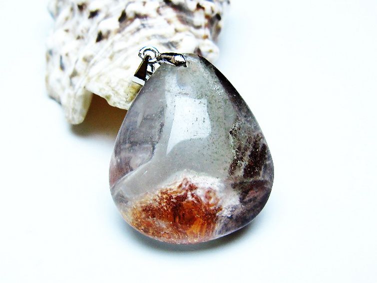 ガーデン水晶ペンダント[T136-4427] 1枚目