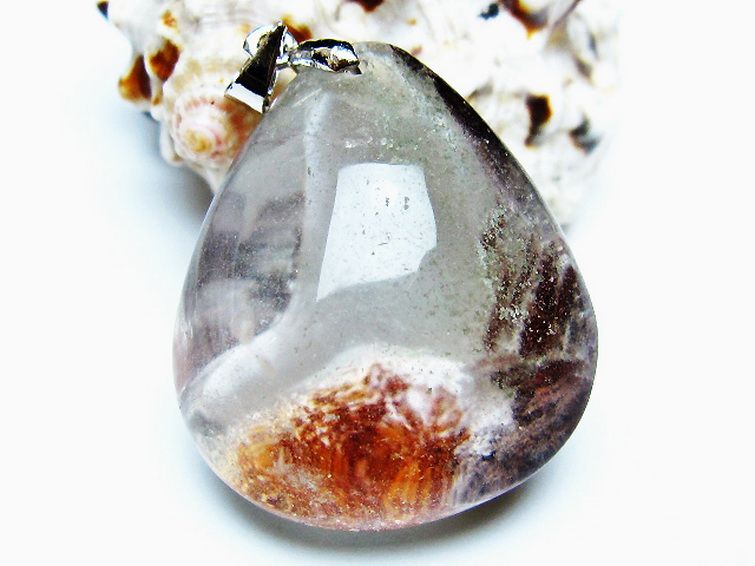 ガーデン水晶ペンダント[T136-4427] 2枚目