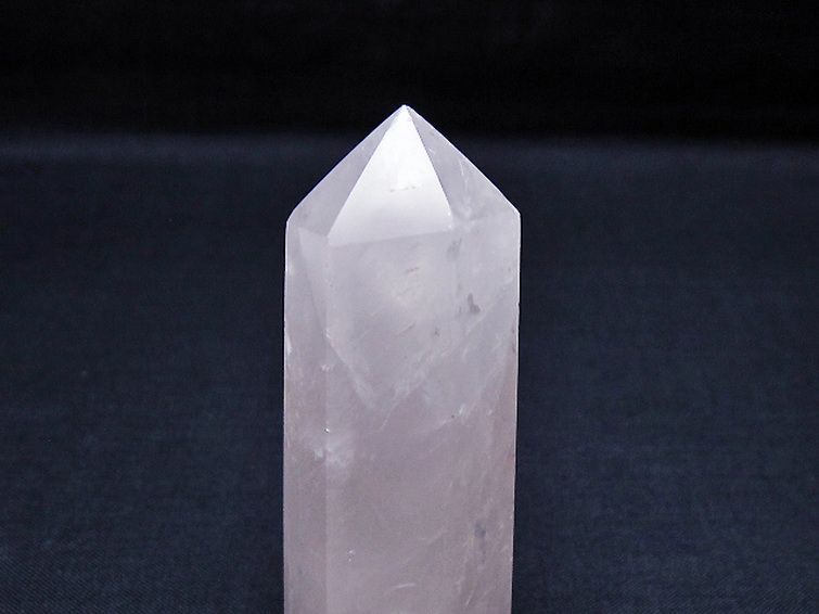 ローズクォーツ六角柱[T138-6428] 2枚目