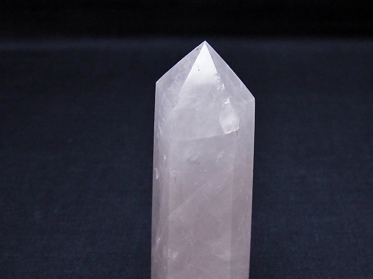 ローズクォーツ六角柱[T138-6428] 3枚目