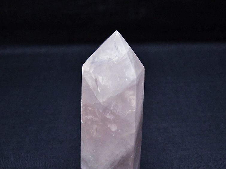 ローズクォーツ六角柱[T138-6490] 2枚目
